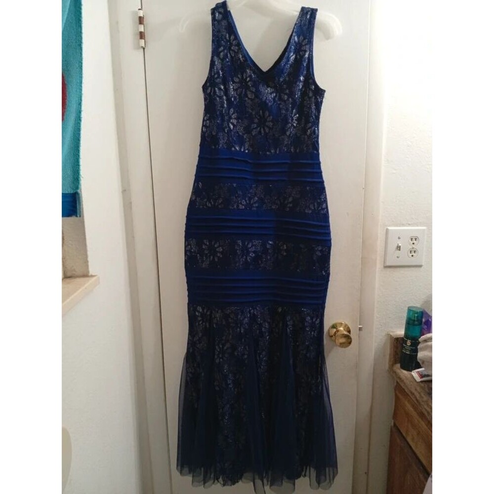 Ladies Candalite navy dress size S